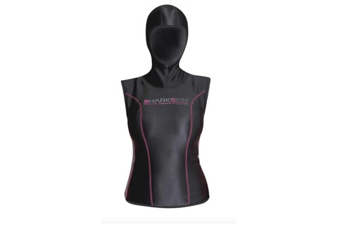 Sharkskin Chillproof  Vest with Hood – Womens Cut Medium