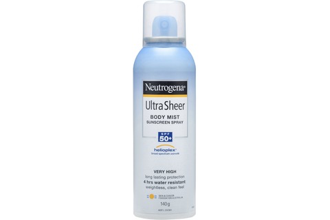 Neutrogena Ultra Sheer Body Mist Sunblock SPF 50+ - 140g