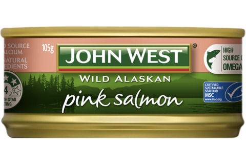John West Wild Alaskan Pink Salmon 105g