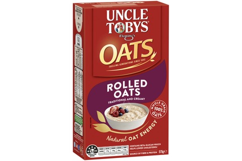 Uncle Tobys Rolled Oats 575g*