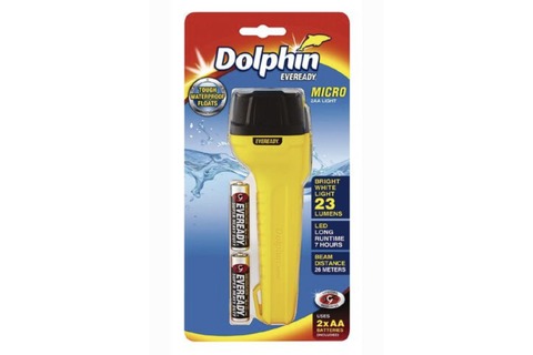 Eveready Dolphin Micro Torch 17cm