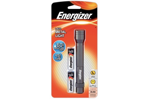 Energizer Metal LED Torch 60 Lumens