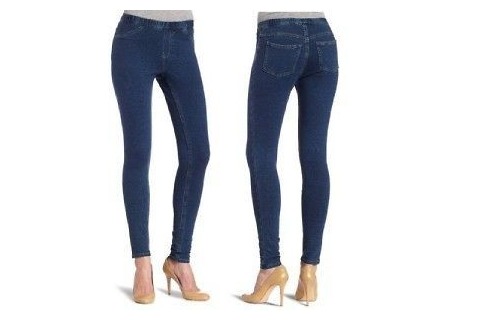 HUE Denim Leggings - Navy Denim