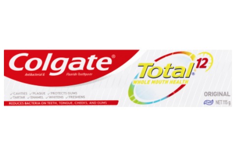 Colgate Total Original Antibacterial & Fluoride Toothpaste 115g
