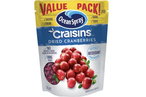 Ocean Spray Craisins Cranberries VALUE PACK 283g