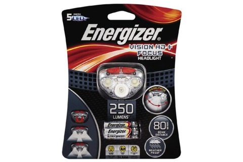 Energizer Vision HD+ Focus Headlight 250 Lumens