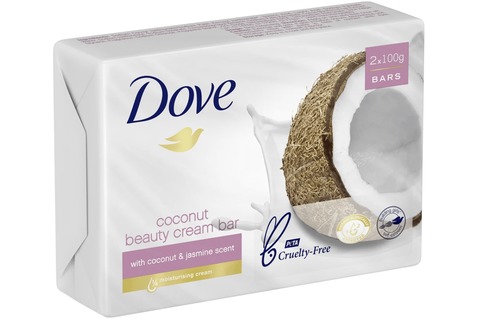 Dove Beauty Cream Bar Soap Coconut & Jasmine 2 pack