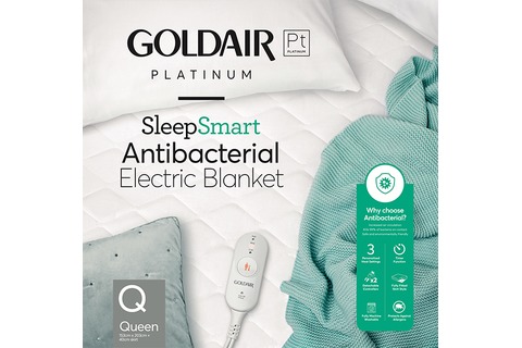 Goldair Platinum Sleep Smart Antibacterial Electric Blanket