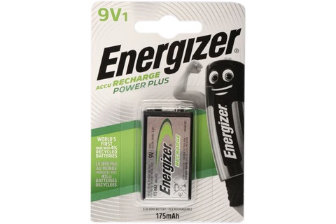 Battery - Energizer Recharge 9V - 1 pack