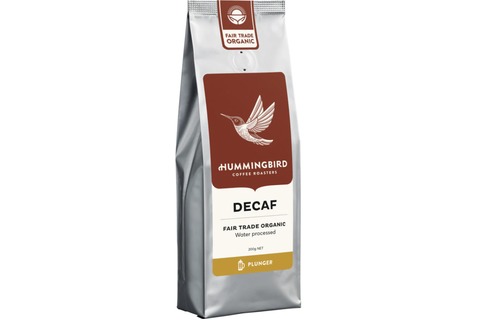 Hummingbird Fair Trade Organic Decaf Coffee 200g*