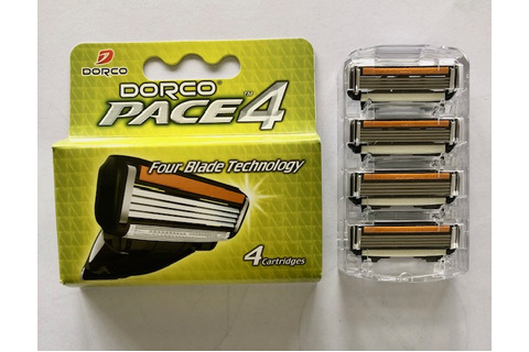 Dorco Pace Refillable Razor Cartridges x 4