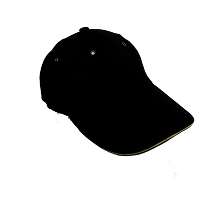 Cap - Black with Yellow Trim