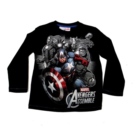 Avengers Skater T-Shirt - Black