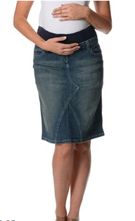 Maternity Denim Skirt - Indigo