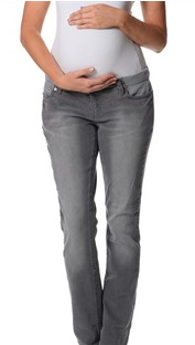 Maternity Jeans - Straight Legged Grey