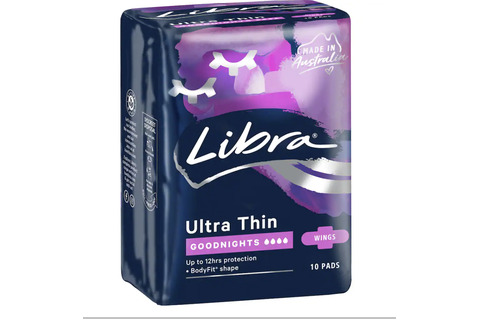 Libra Goodnights Pads Goodnights Ultra Thin 10pack 