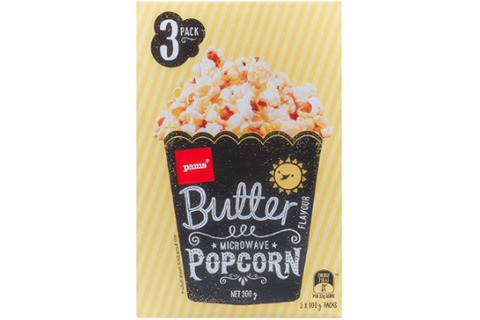 Pams Popcorn 3pk*