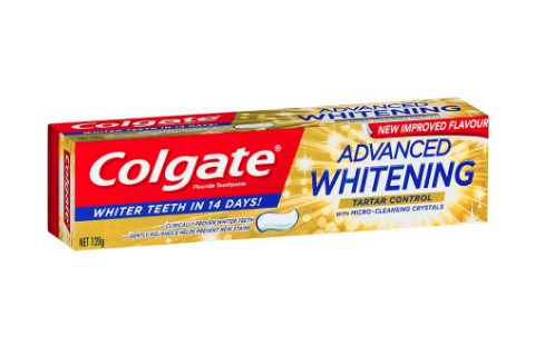 Colgate Advanced Whitening Toothpaste Tartar Control 120g