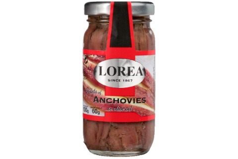 Lorea Anchovies In Olive Oil 100g jar*
