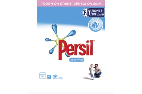 Persil Front or Top Loader Laundry Powder Sensitive