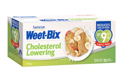 Sanitarium Weetbix Wheat Biscuits Lower Cholesterol 440g*