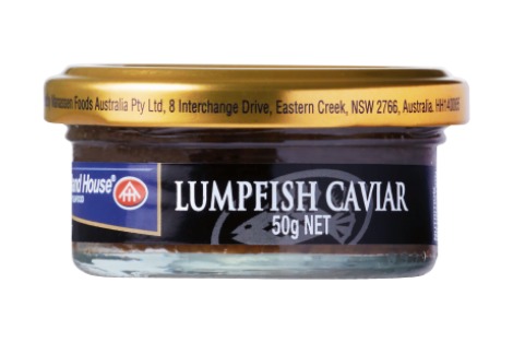Holland House Lumpfish Caviar Black 50g