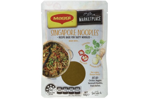 Maggi Market Place Meal Base Singapore Noodles pouch 150g