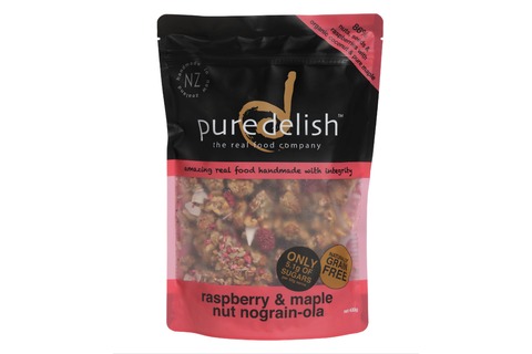 Pure Delish Raspberry & Maple Nut Nograin ola 400g