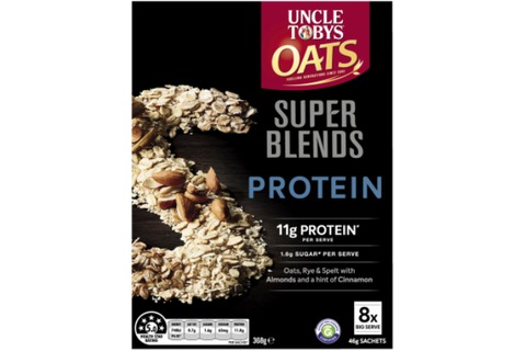 Uncle Toby Oats Super Blends Protein 46g x 8 sachets *