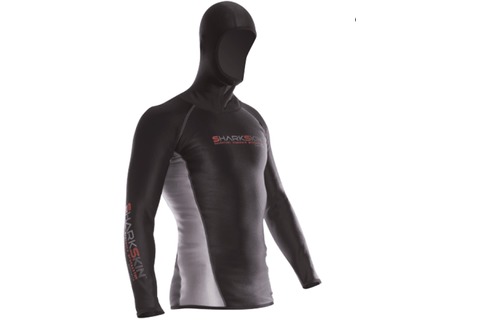 Sharkskin Chillproof Long Sleeve with Hood – Mens Cut Lge