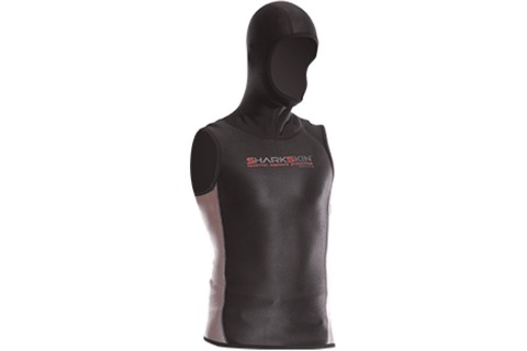 Sharkskin Chillproof Vest with Hood – Mens Cut Lge